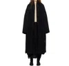 The Row Black Moorea Coat In Black