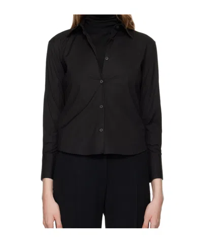 The Row Lapel Shirt In Black