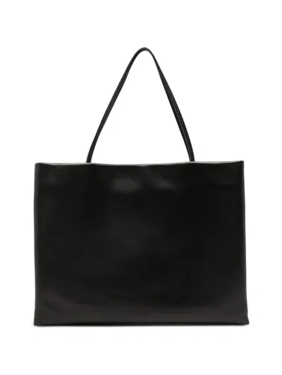 The Row Large Cecily Tote Bag In Black