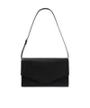 The Row Large Envelope-style Clutch Bag In Black