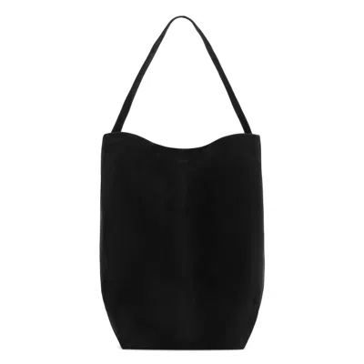 The Row N/s Park Large Leather Tote Bag In Black