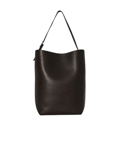 The Row Large N/s Handbag In Brown