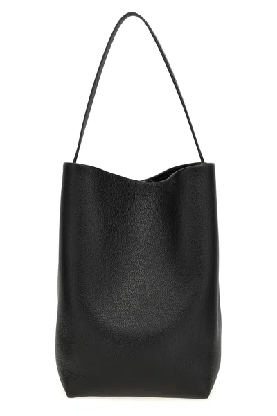 The Row 'large N/s Park' Shoulder Bag In Black
