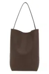 The Row N/s Park Grain-leather Shoulder Bag In Brown