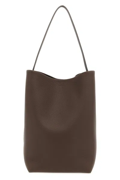 The Row 'large N/s Park' Shoulder Bag In Brown