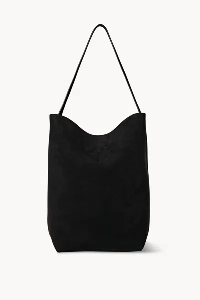 The Row Large N/s Park Tote Bag In Blk Black