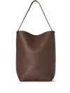 The Row N/s Park Tote Large In Lux Grained Calfksin In Brown