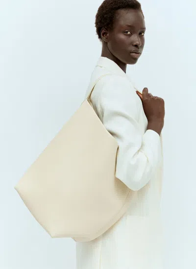 The Row Large N/s Park Tote Bag In Cream