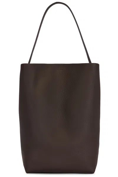The Row Large N/s Park Tote In Brown