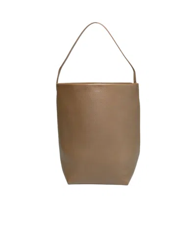 The Row Large N/s Tote Bag In Brown