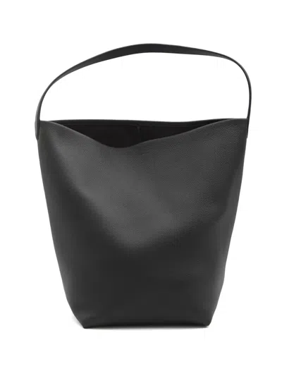 The Row Large Park Tote Bag In Black