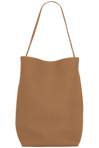 The Row Large Park Tote In Cinnamon