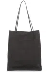 The Row Large To Go Tote Bag In Black Ans