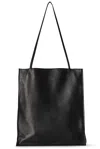 The Row Large To Go Tote Bag In Black Ans