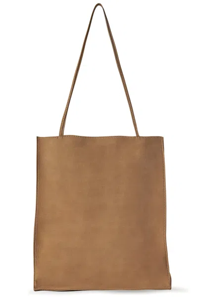 The Row Large To Go Tote Bag In Desert Ans