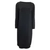 The Row Larina Midi Dress In Black Acetate In Black