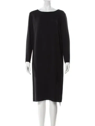 Pre-owned The Row 'larina' Midi Length Dress W/ Tags In Gray