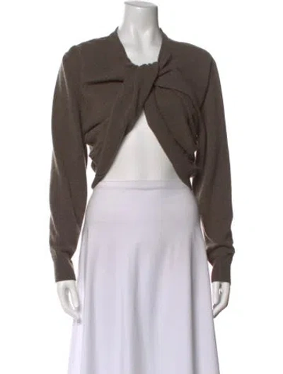 Pre-owned The Row Laris Cashmere Sweater In Brown