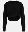 The Row Laris Cashmere Sweater In Black