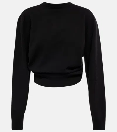 The Row Laris Cashmere Sweater In Black