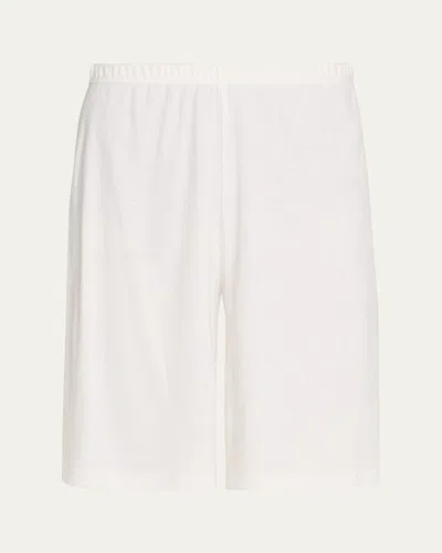 The Row Larissa Long Shorts In White