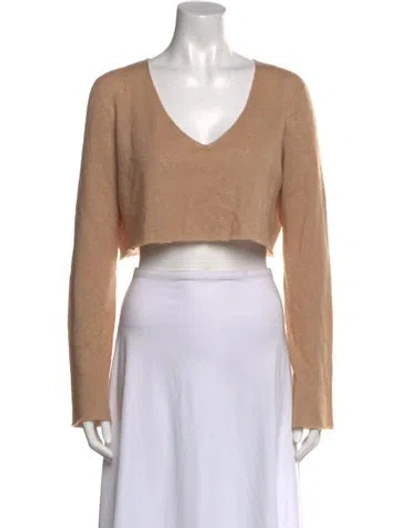 Pre-owned The Row Late 2000's - Early 2010's V-neck Sweater In Neutral