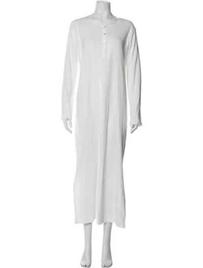 Pre-owned The Row Latoya Long Dress W/ Tags In White