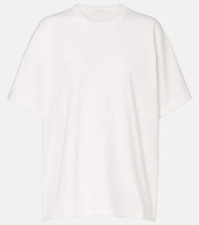 The Row Lavinia Cotton Jersey T-shirt In White