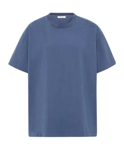 The Row Lavinia Cotton T-shirt In Blue