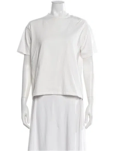 Pre-owned The Row Lavinia Top Crew Neck T-shirt In Neutral