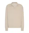 The Row Polo Leach In Cashmere Sabbia  Uomo In Nude