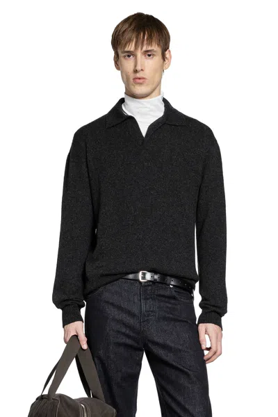 The Row Leach Polo In Cashmere In Animal Print