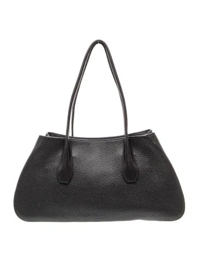 Pre-owned The Row Leather Alger In Black