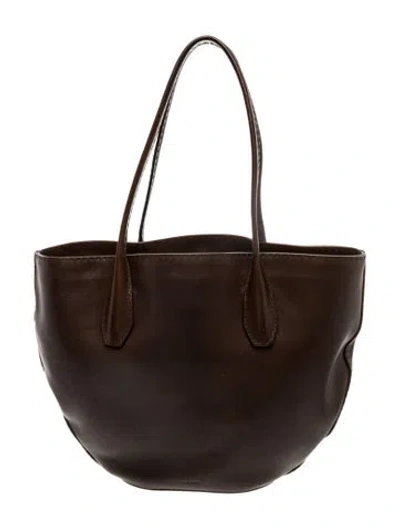 Pre-owned The Row Leather Alger In Brown