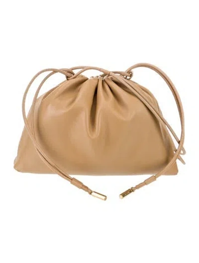 Pre-owned The Row Leather Angy In Neutral