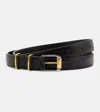 The Row Metallic Loop Belt In Black
