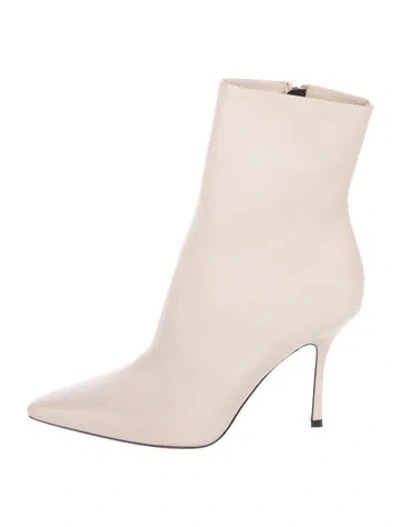 Pre-owned The Row Leather Boots In Neutral