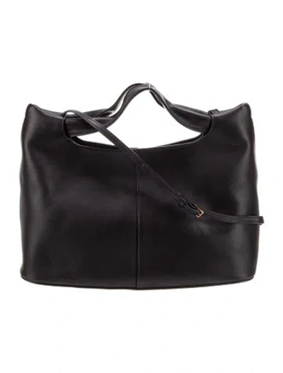 Pre-owned The Row Leather Camden In Black