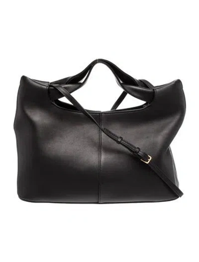 Pre-owned The Row Leather Camden In Black