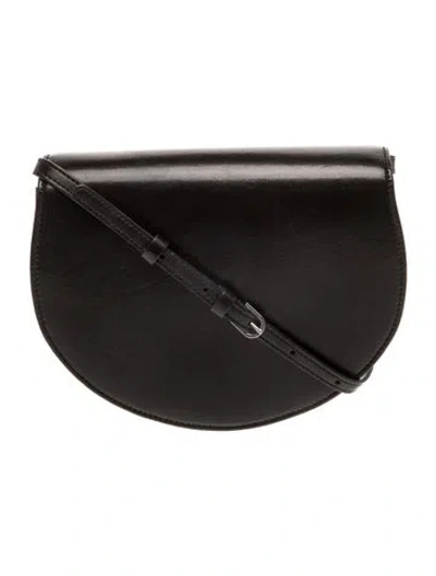 Pre-owned The Row Leather Canteen In Black