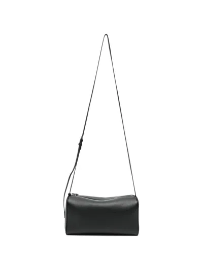 The Row Nineties Leather Crossbody Shoulder Bag In Black