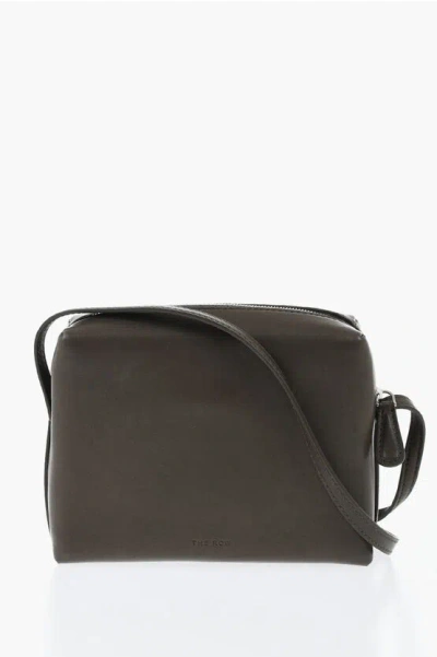 The Row Leather Cube Crossbody Bag