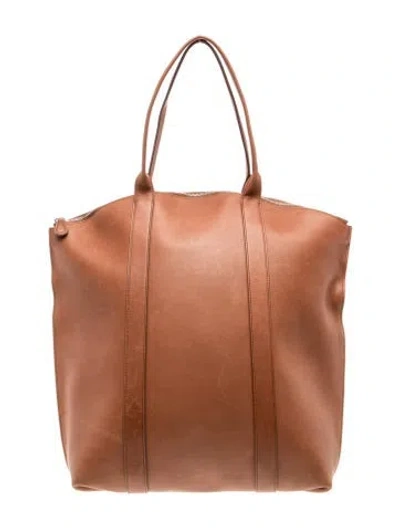 Pre-owned The Row Leather Dante In Brown