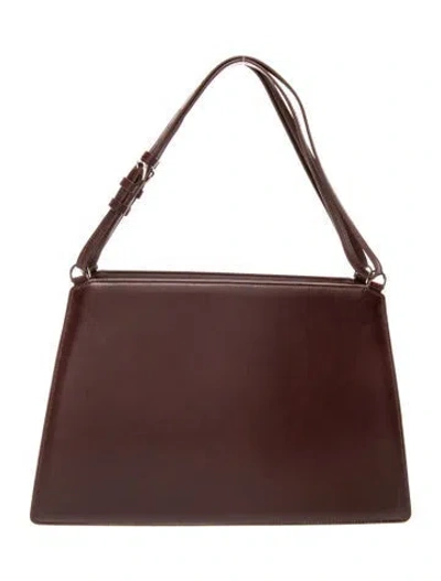 Pre-owned The Row Leather Delanie In Brown