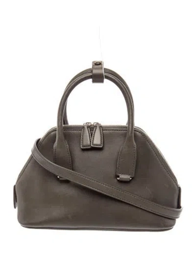 Pre-owned The Row Leather Devon Mini In Green