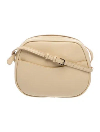 Pre-owned The Row Leather Eve Crossbody Bag In Neutral