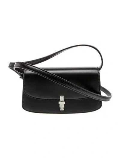 Pre-owned The Row Leather E/w Sofia In Black