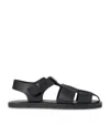THE ROW LEATHER FISHERMAN SANDALS