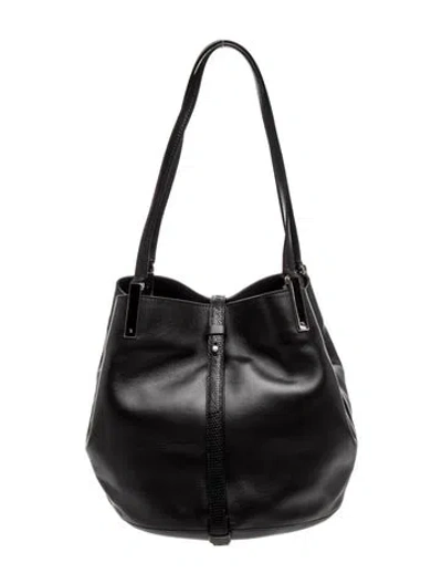 Pre-owned The Row Leather Garden In Black