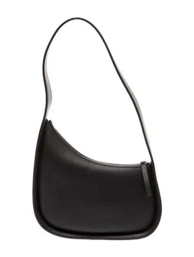 Pre-owned The Row Leather Half Moon In Black